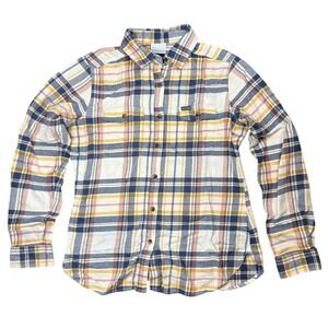 Columbia Plaid Long Sleeve Small Casual Button Down Cotton Shirt Men's
